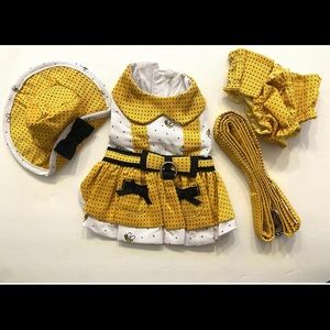 NWT DESIGNER PET DRESS SET FOR TOY BREED XS